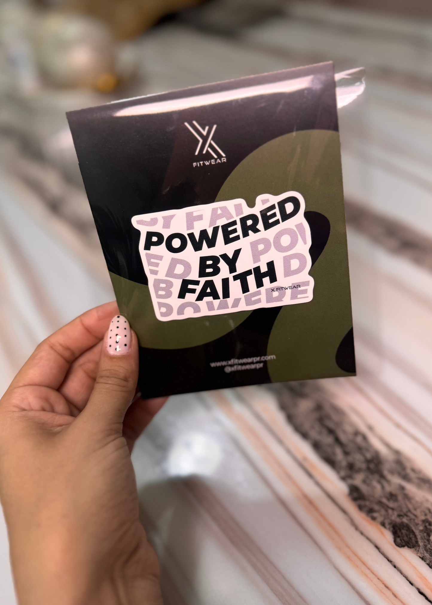 Powered By Faith Sticker