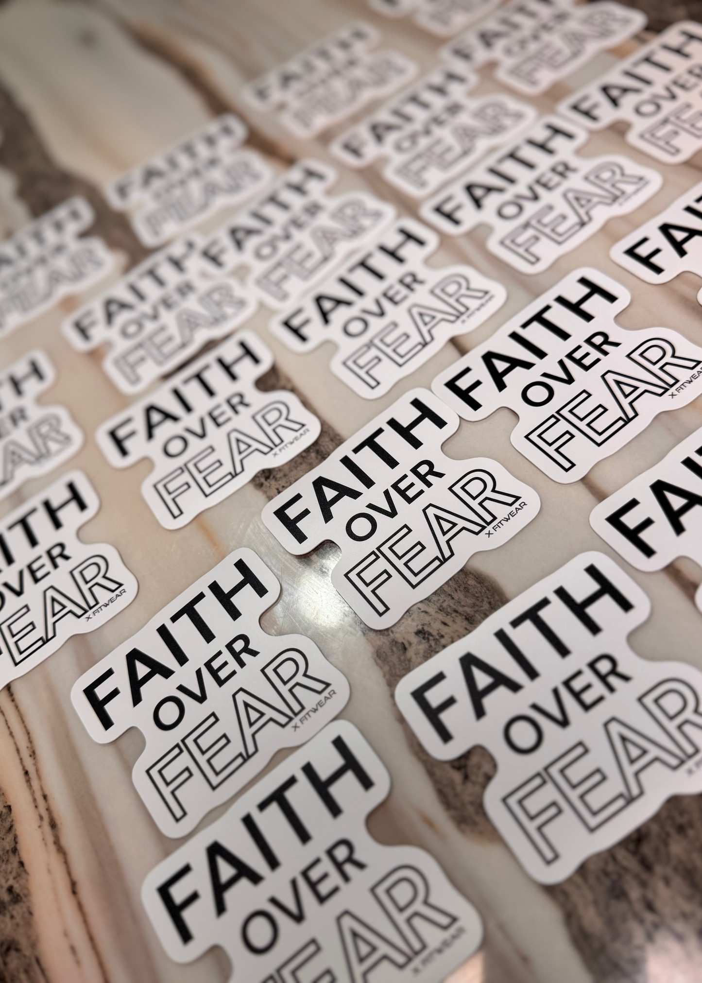 Faith Over Fear Sticker