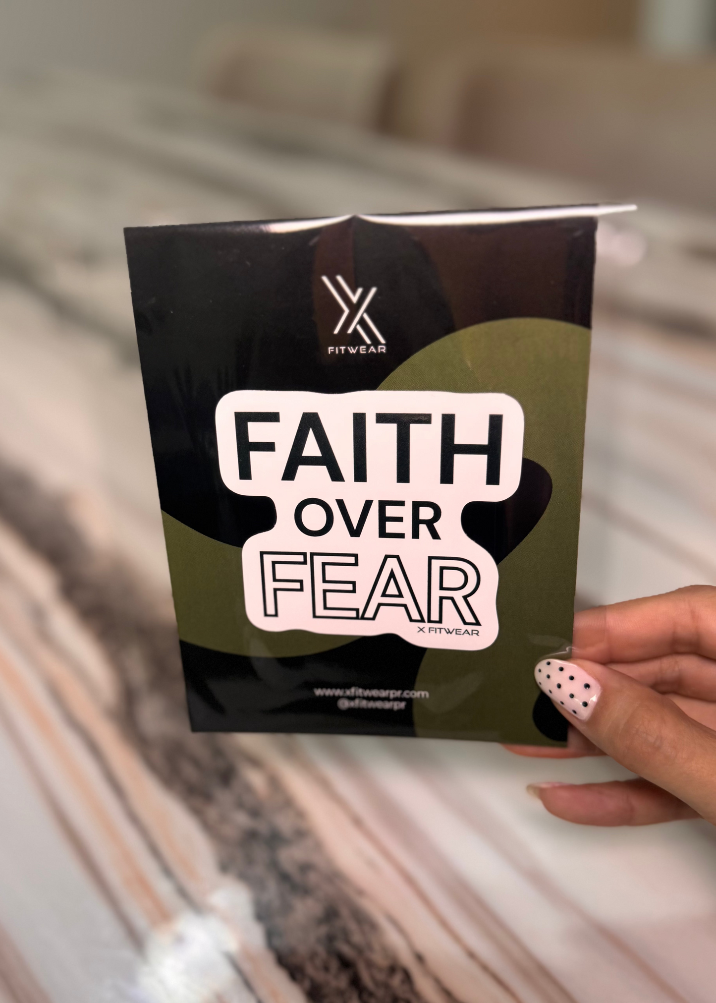 Faith Over Fear Sticker