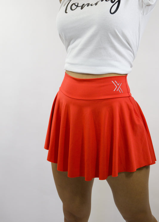 Orange Skort