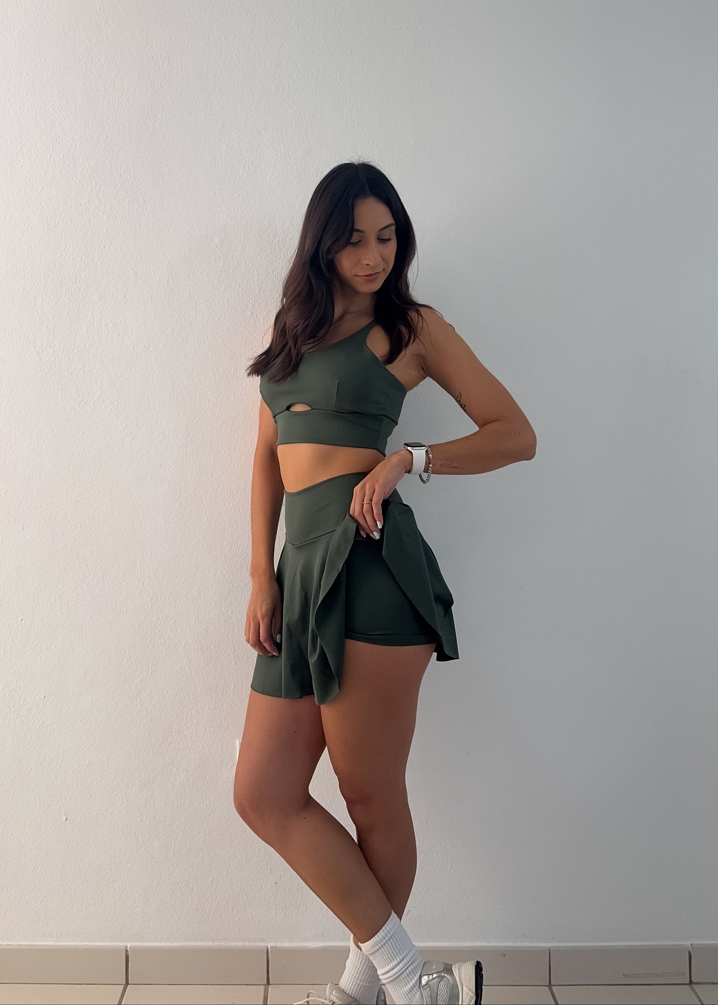 Olive Skort Set