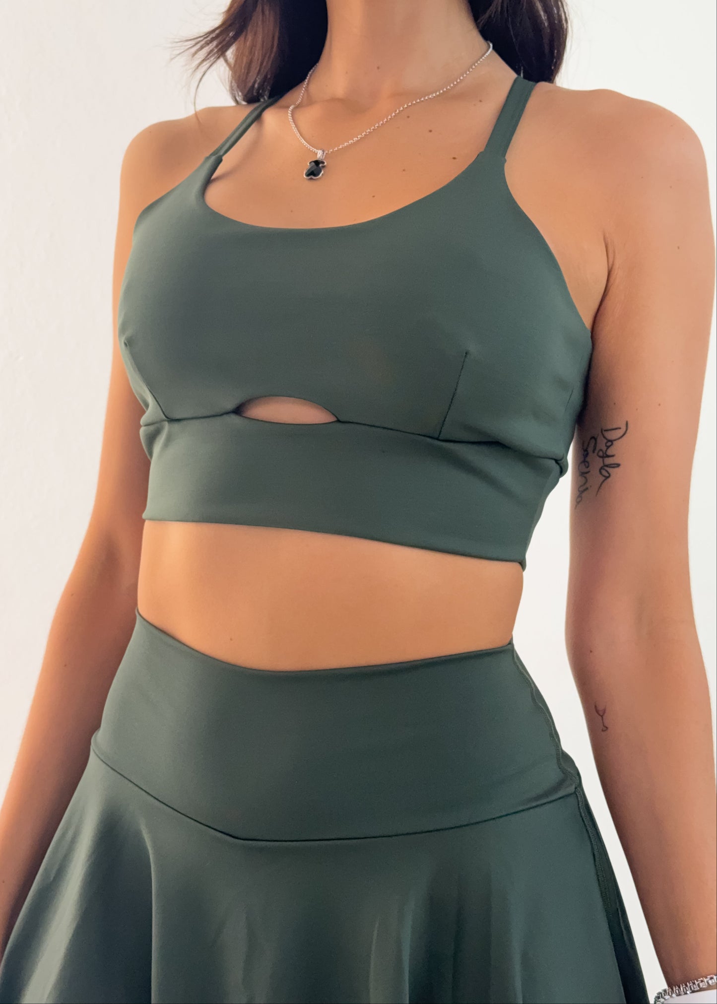 Olive Skort Set